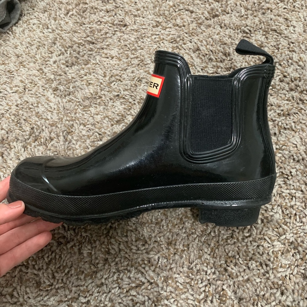 Black hunter boots!